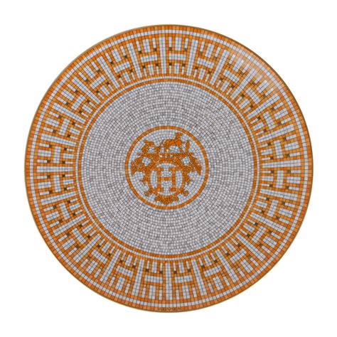 hermes mosaique plate